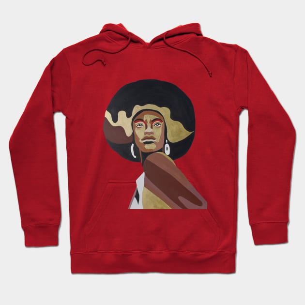 African Queen Hoodie by PrintsHessin